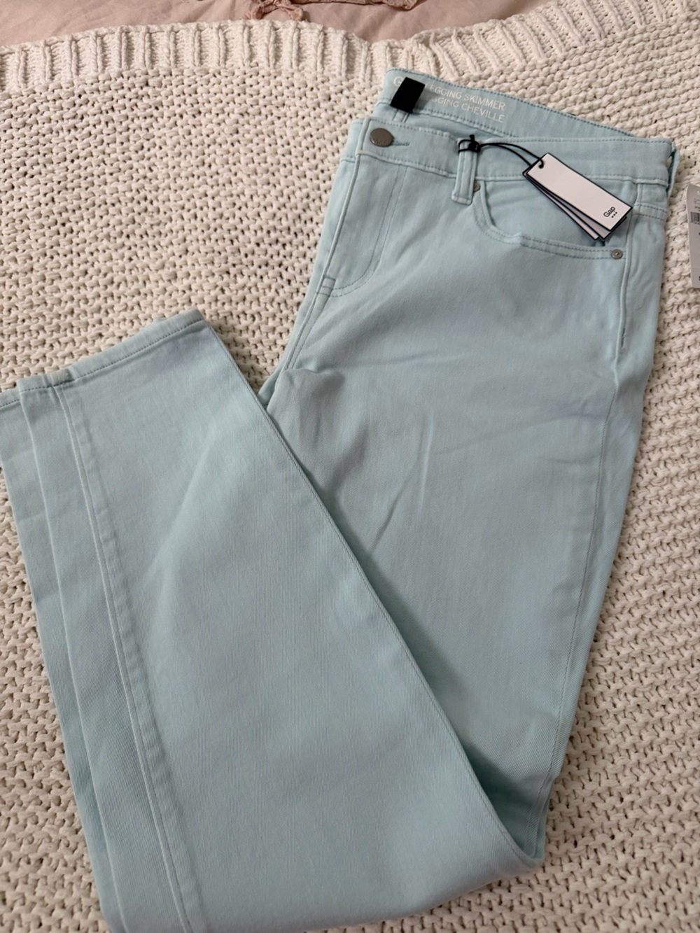 Women’s GAP Light Blue Legging Skimmer NWT